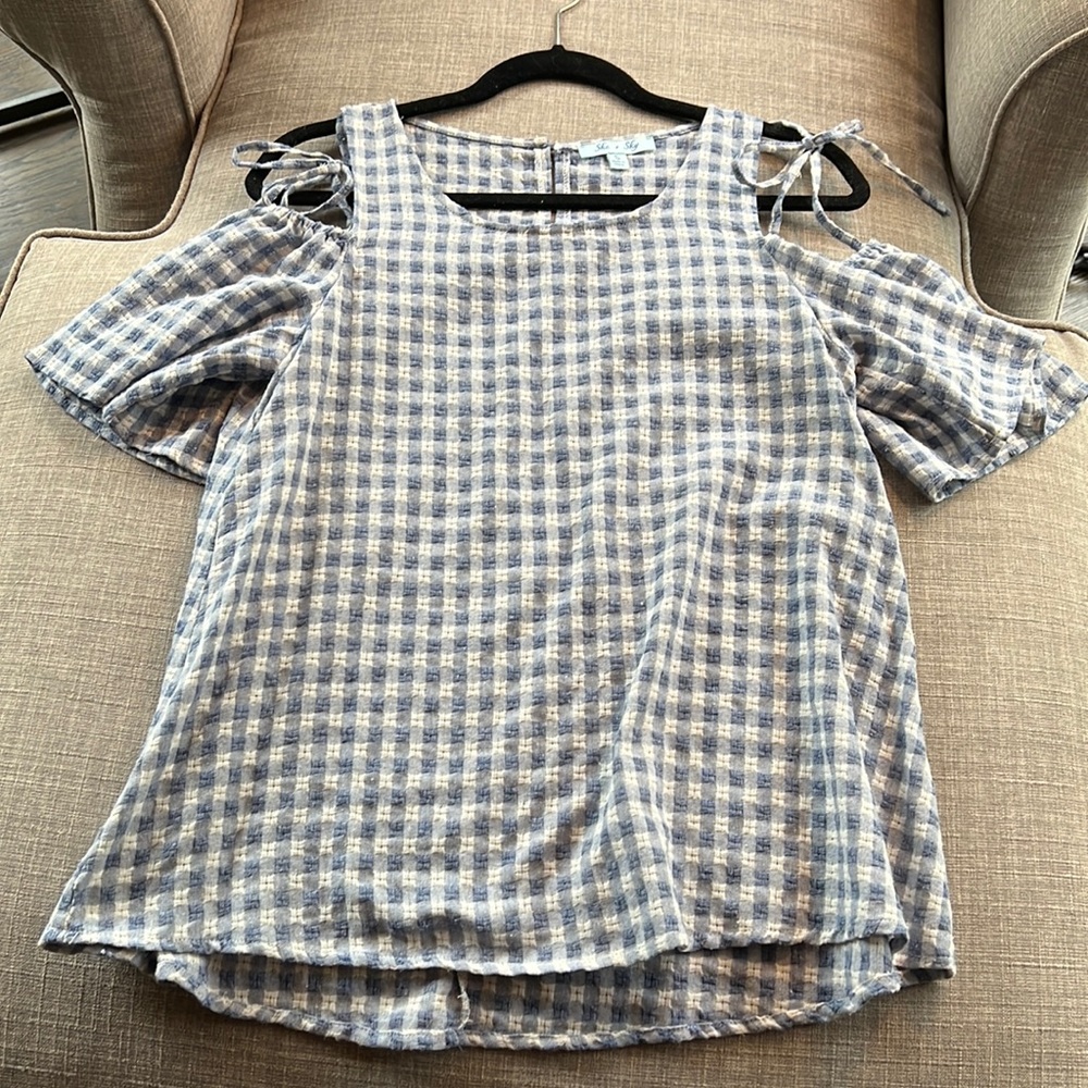 Gingham Style Top
